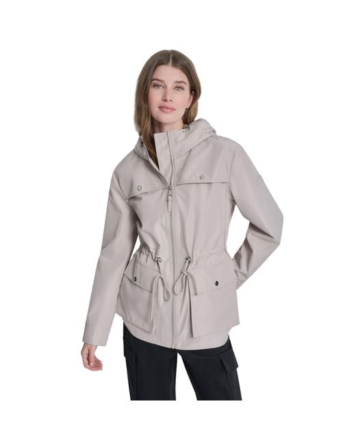 DKNY Gray Windbreaker