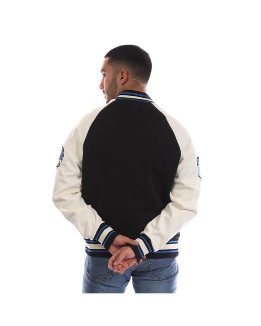 Avirex Black Springf Bomber Jacket for men