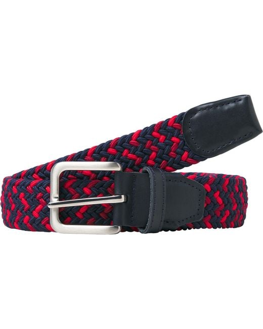 Jack & Jones Blue Jj Woven Fabric Belt for men