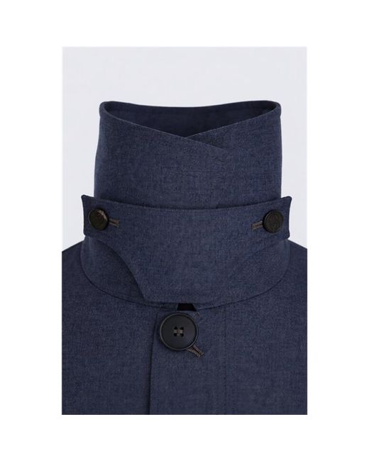 Gieves & Hawkes Blue Franklin Rain Anorak for men