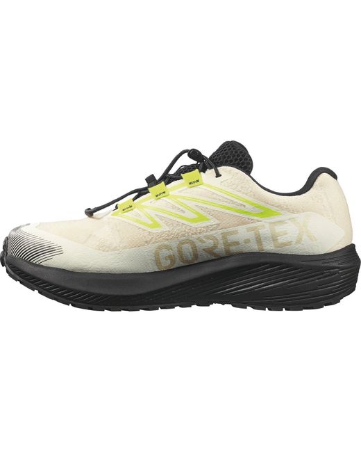 Salomon Brown Aero Flow Gravel Gtx Trail Running Shoes for men