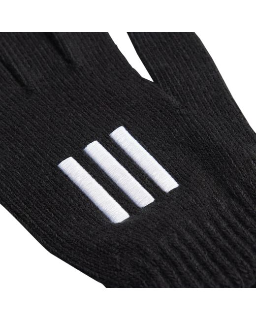 Adidas Black 3S Gloves Cond Knitted Glove Adults