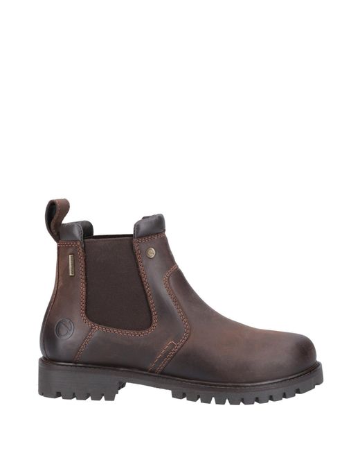 Cotswold Brown Pamington Ankle Boots