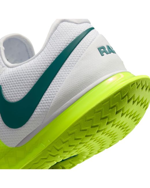Nike Green Court Zoom Vapor Cage 4 Rafa Hard Court Tennis Shoes for men