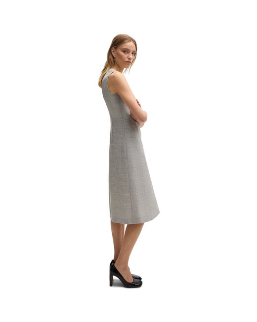 Boss Gray Dimala T-Shirt Dresses