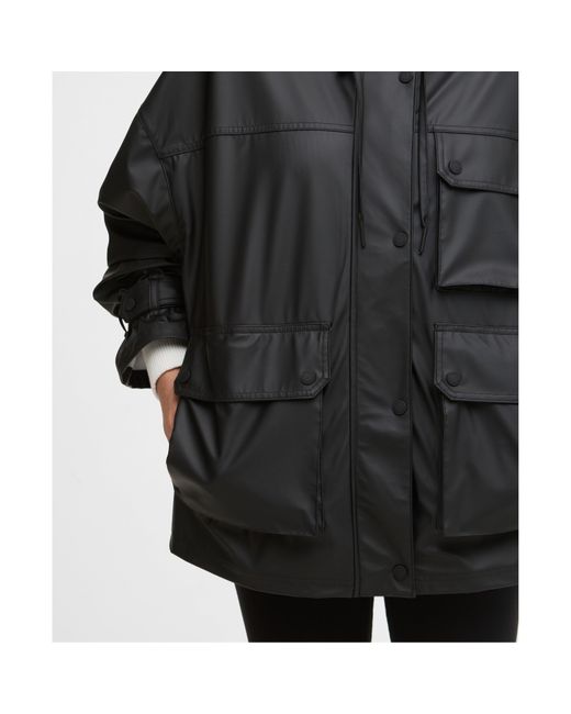 Barbour Black Rain Anorak Jacket