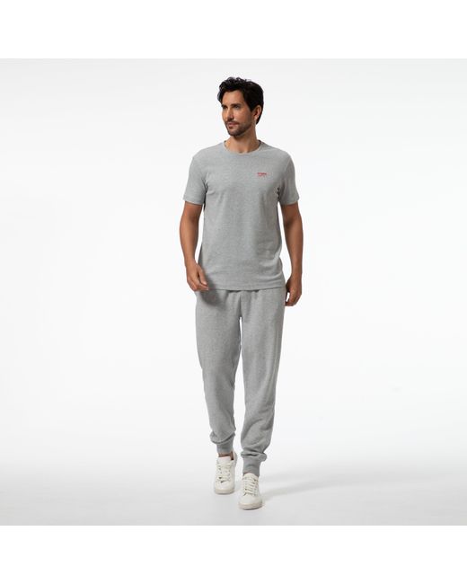 Lee Cooper Gray Regular Fit T-Shirt for men