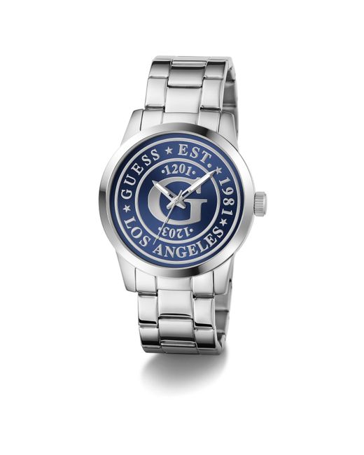 Guess Blue Collegiate Analogue Quartz Watch for men