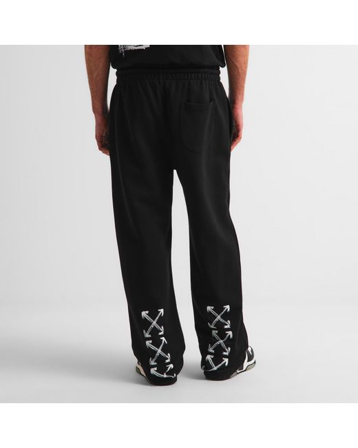 Off-White c/o Virgil Abloh Black Off Slim Fit Jogging Bottoms for men