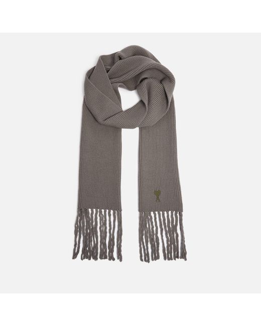 AMI Gray Adc Scarf for men