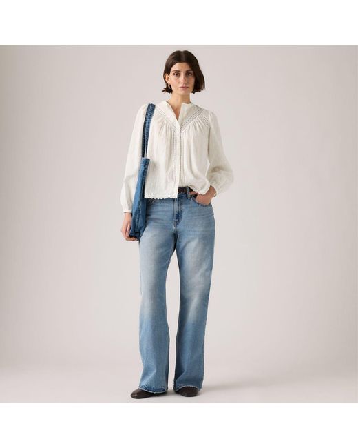 Levi's Blue Loose Boot