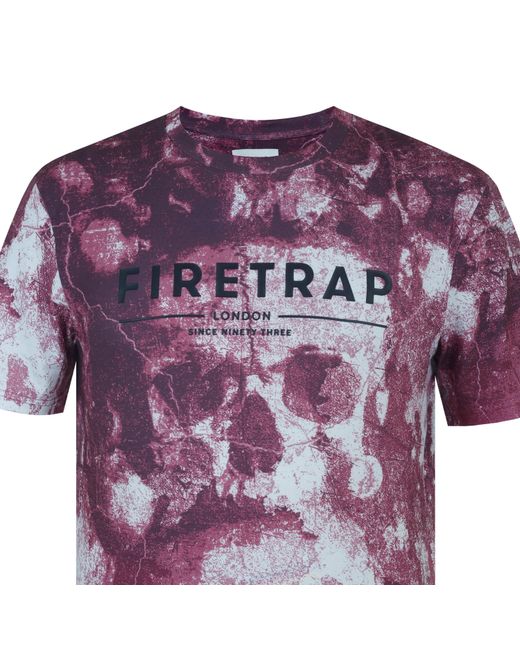 Firetrap Purple Sub T Shirt for men