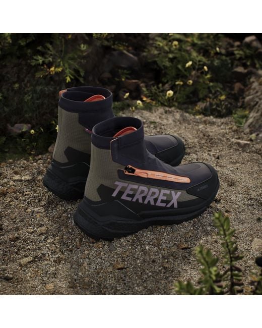 Adidas Blue Terrex Free Hiker Non-Waterproof Hiking Shoes