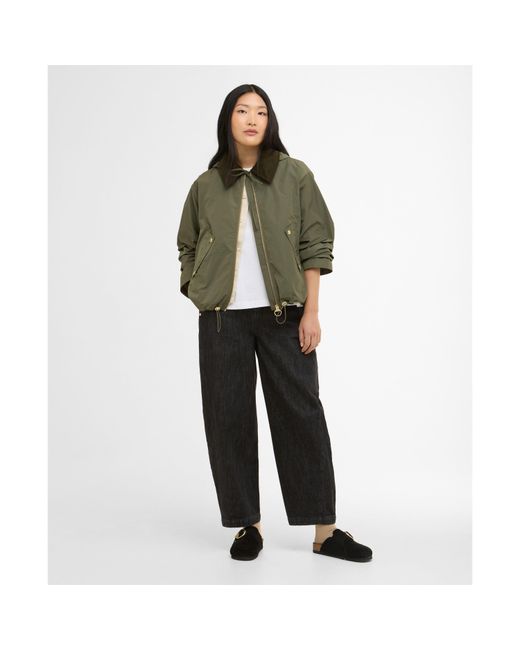 Barbour Green Rain Anorak Jacket
