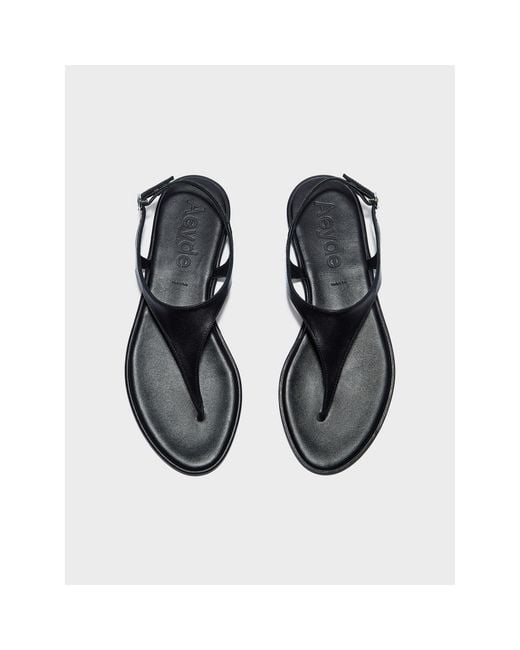 Aeyde Brown Raine Flat Sandals