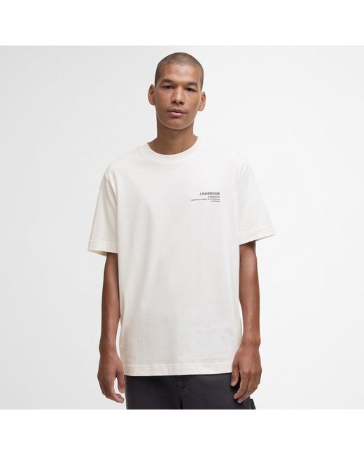 Barbour Natural Parkend Graphic T-Shirt for men