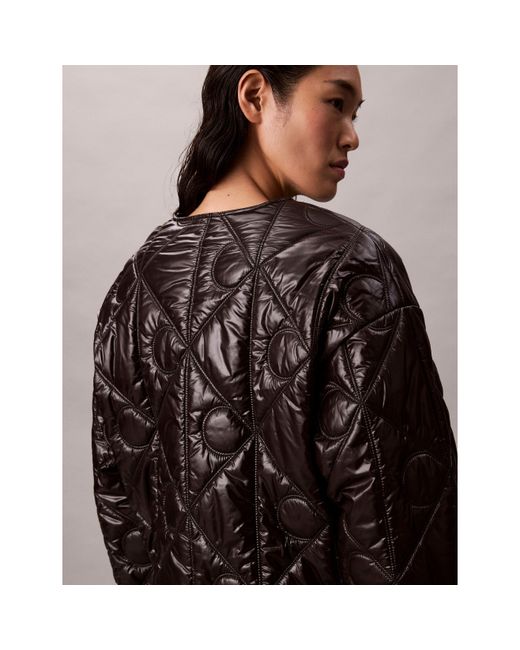 Calvin Klein Black Quilted Jacket