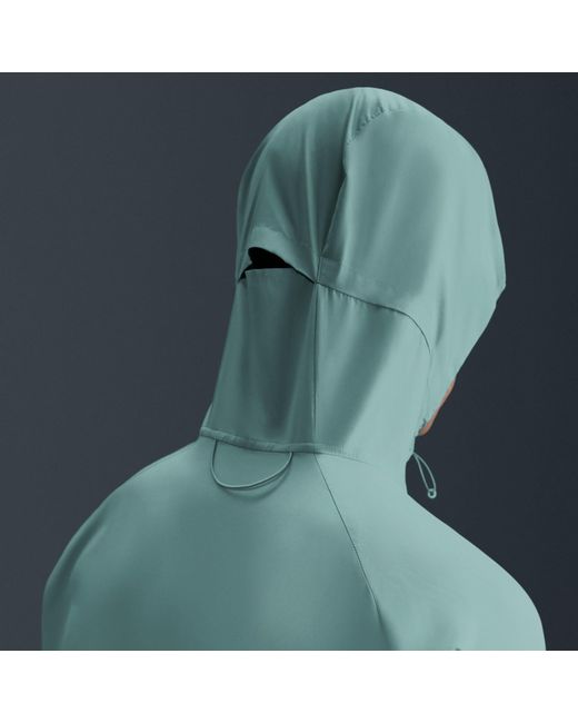 Nike Blue Miler Repel Running Jacket for men