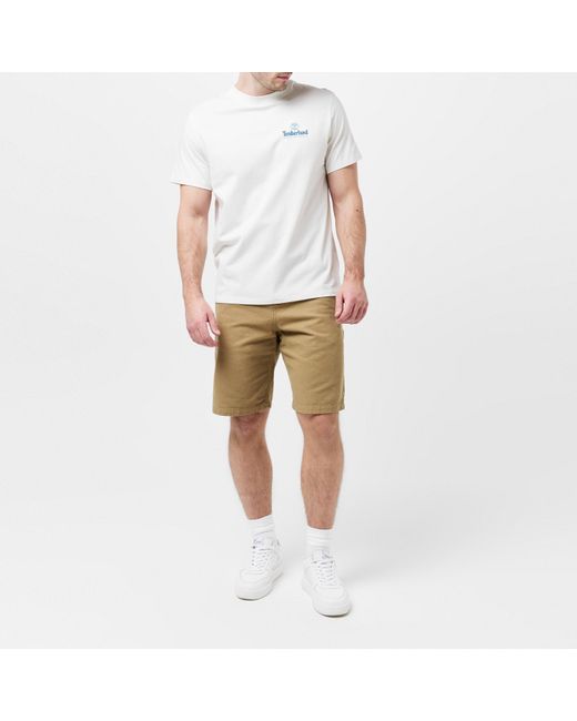 Timberland Gray Logo Graphic T-Shirt for men