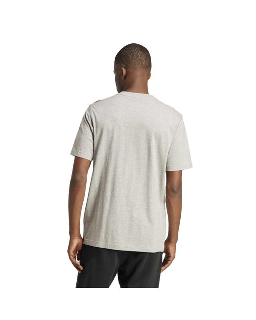 Adidas Gray Trefoil T-Shirt for men