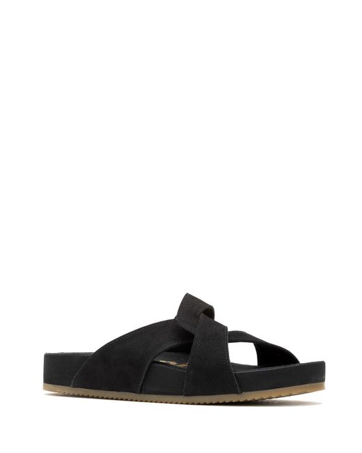 Hush Puppies Black Mylah Slide Sandal