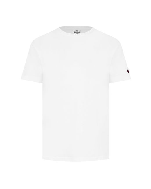 Champion Black Regular Fit Crewneck T-Shirt
