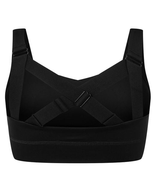 PUMA Black Hyrox World Power Medium Impact Sports Bra