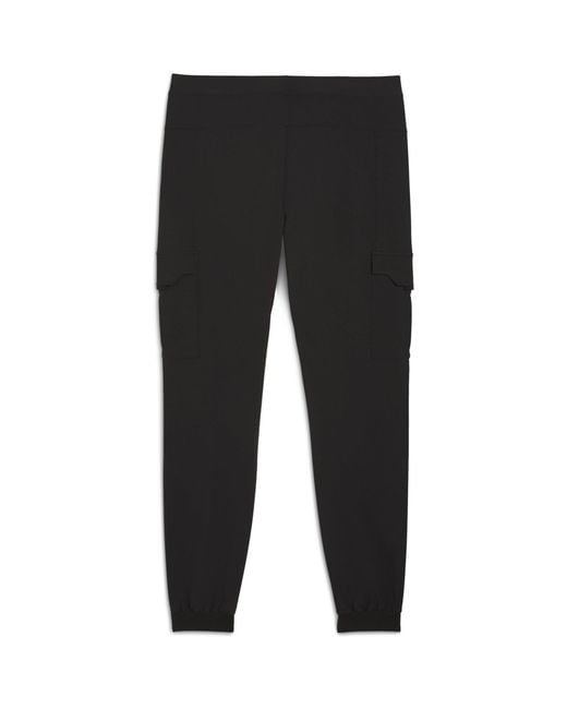 PUMA Black Pd Cargo Trousers for men