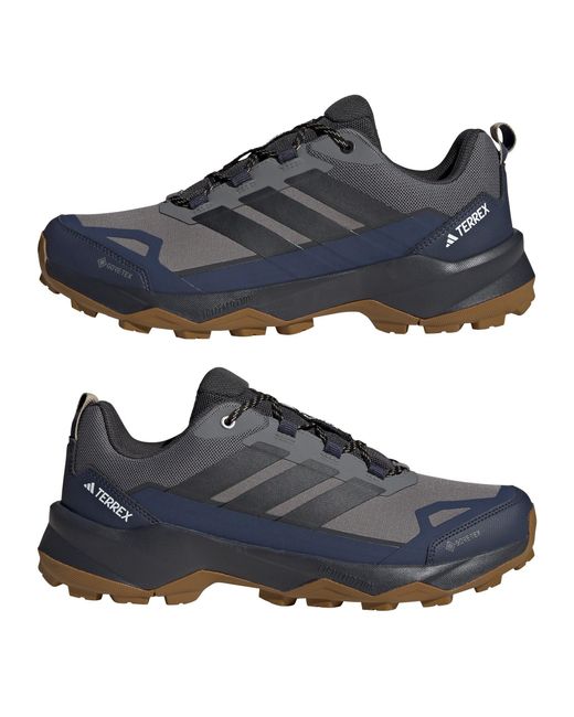 Adidas Blue Terrex Skychaser Ax5 Gore-Tex Hiking Shoes for men