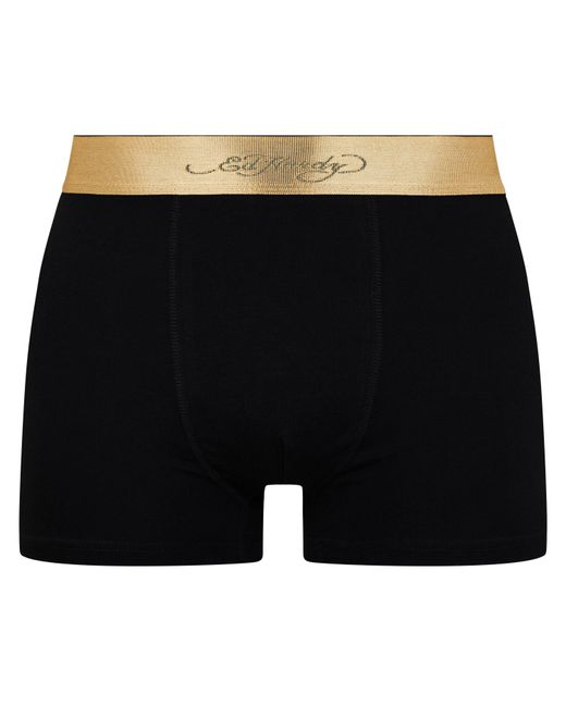 Ed Hardy White Rixey Boxer Briefs Pack for men