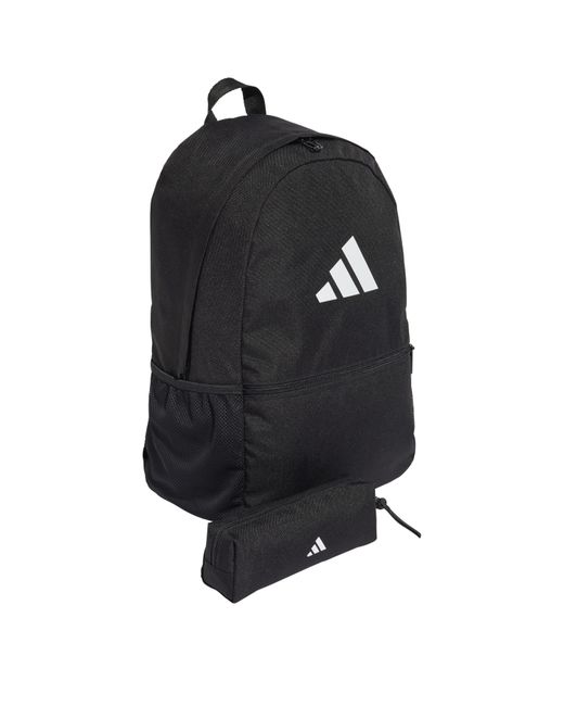 Adidas Black Backpack With Pencil Case