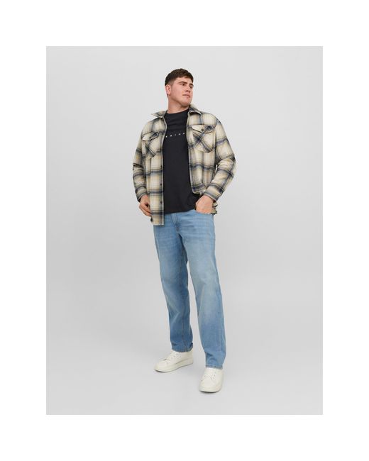 Jack & Jones Black Jack+ Star T-Shirt Plus Size for men