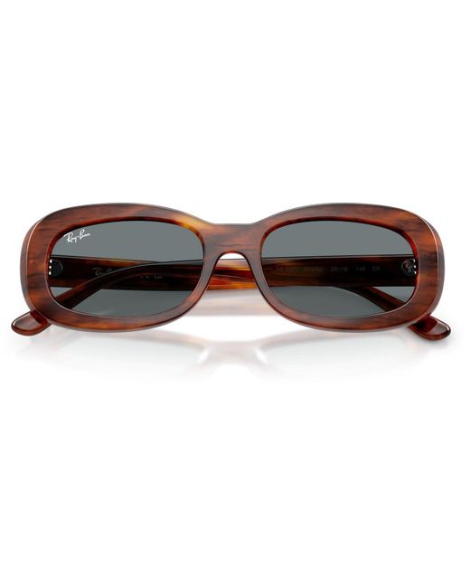 Ray-Ban Gray Rectangle Sunglasses