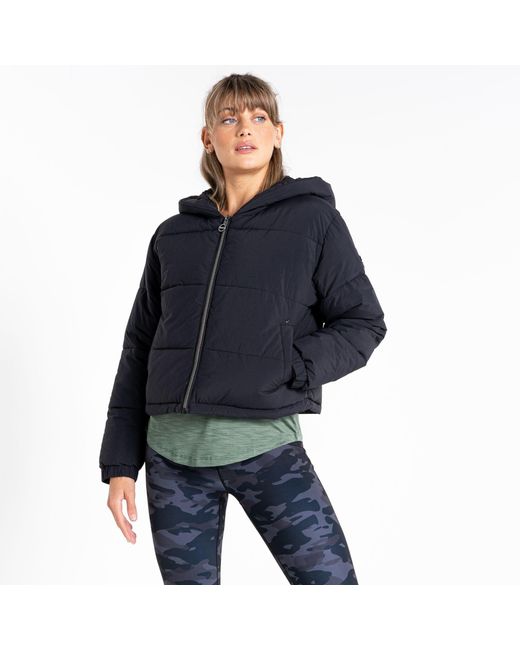 Dare 2b Black Lavishly Water Repellent Long Sleeve Insulated Puffer Jacket
