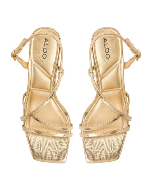 ALDO Metallic Lendacan Heeled Sandals