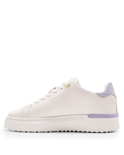 Mallet White Low-Top Trainers