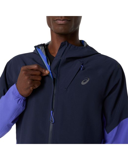 Asics Blue Metarun Legend Running Jacket for men