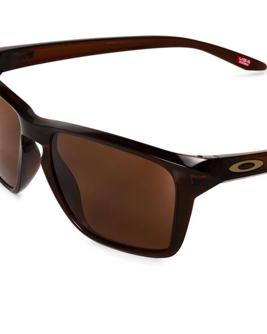 Oakley Brown Sunglasses Lifestyle Rectangle for men