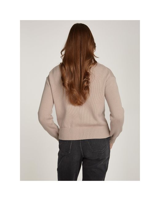 Calvin Klein Gray V Neck Pullover Sweater
