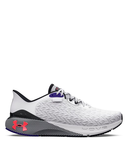 Under Armour White Hovr Machina 3 Clone Running Shoes for men
