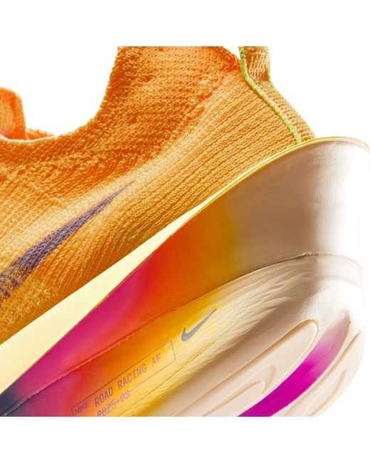 Nike Yellow Zoomx Alphafly 3 Running Shoes for men