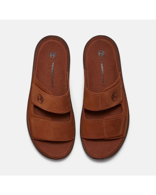 Timberland Brown Flat Sandals for men