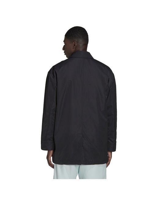 Adidas Originals Black Adicolor Contempo Long Sleeve Overshirt for men