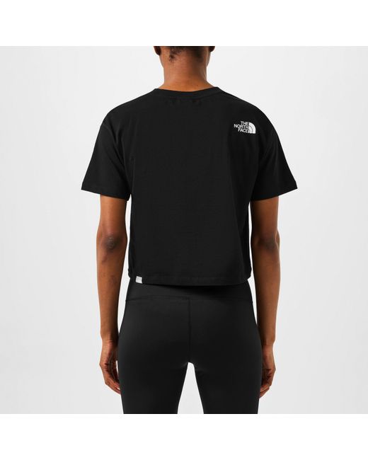 The North Face Black Simple Dome Crop T-Shirt