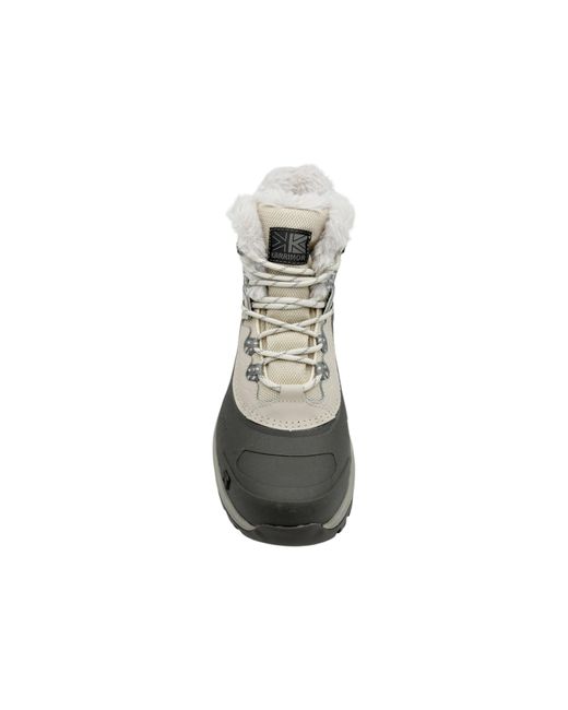 Karrimor Gray Snowfur Winter Insulated Water Resistant Snow Boots