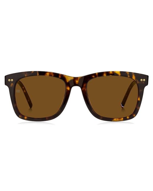 Tommy Hilfiger Brown Hil Sun Rectangular Sn63 for men