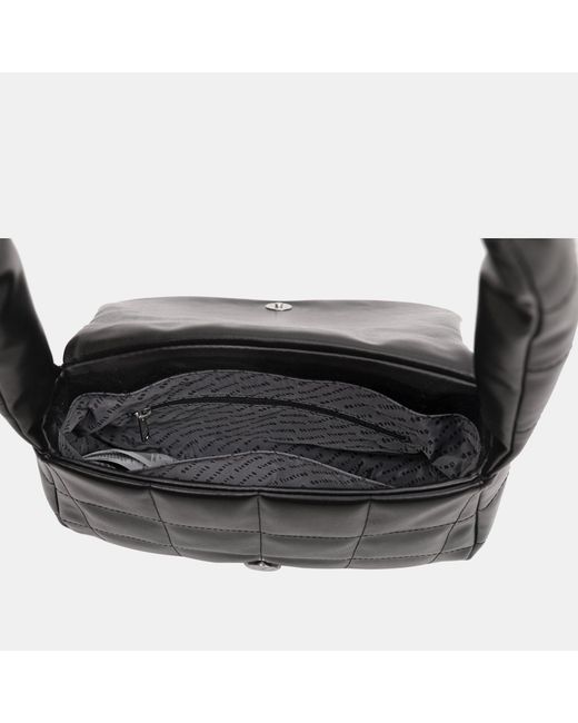 Firetrap Black Faux Leather Shoulder Bag