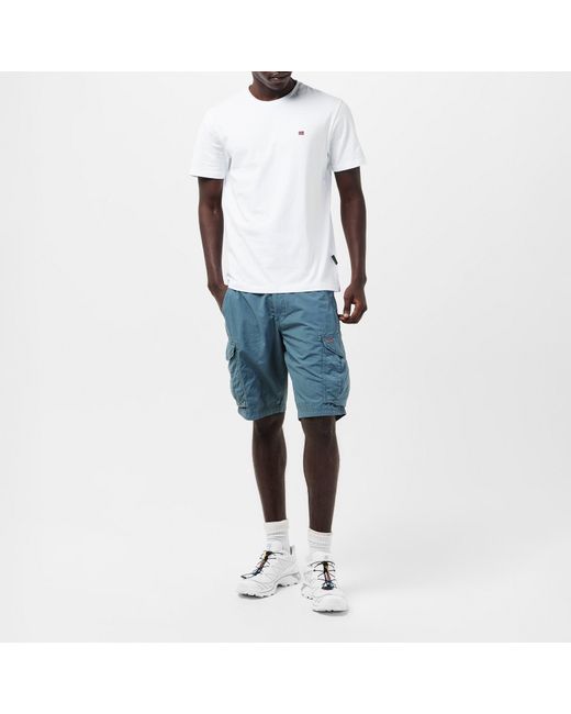 Napapijri White Salis Short Sleeve T-Shirt for men