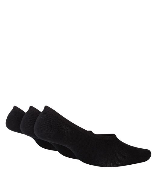 Nike Black 3 Pack Invisible Socks Ladies