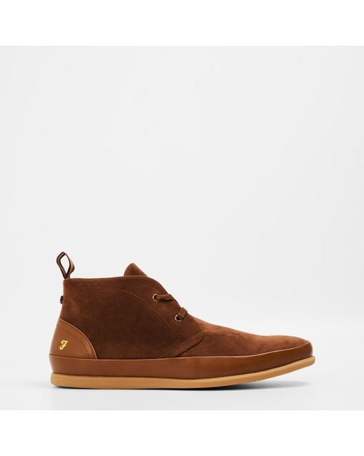 Farah Brown Norland Chukka Boot for men